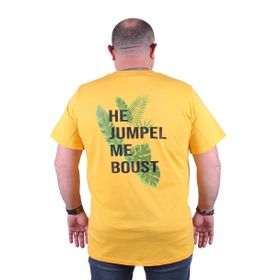Moc Grande 23109 Jumpel Büyük Beden Sarı Erkek T-shirt