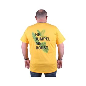 Moc Grande 23109 Jumpel Büyük Beden Sarı Erkek T-shirt