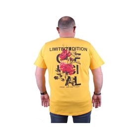 Moc Grande 23111 Limited Edition Büyük Beden Sarı Erkek T-shirt