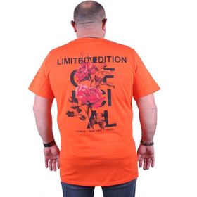 Moc Grande 23111 Limited Edition Büyük Beden Turuncu Erkek T-shirt