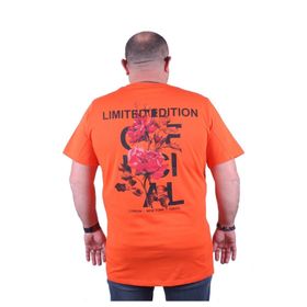 Moc Grande 23111 Limited Edition Büyük Beden Turuncu Erkek T-shirt
