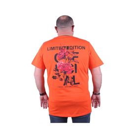 Moc Grande 23111 Limited Edition Büyük Beden Turuncu Erkek T-shirt