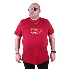 Moc Grande 23112 Wings Büyük Beden Bordo Erkek T-shirt