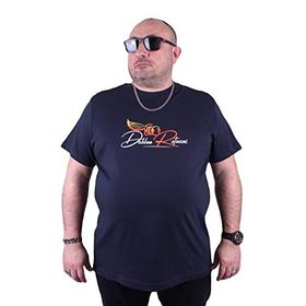 Moc Grande 23112 Wings Büyük Beden Lacivert Erkek T-shirt