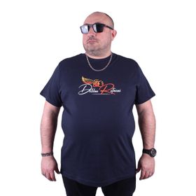 Moc Grande 23112 Wings Büyük Beden Lacivert Erkek T-shirt