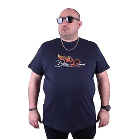 Moc Grande 23112 Wings Büyük Beden Lacivert Erkek T-shirt