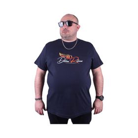 Moc Grande 23112 Wings Büyük Beden Lacivert Erkek T-shirt