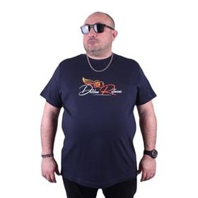 Moc Grande 23112 Wings Büyük Beden Lacivert Erkek T-shirt