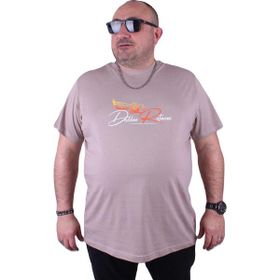Moc Grande 23112 Wings Büyük Beden Toprak Erkek T-shirt