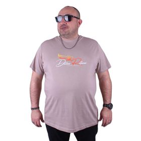 Moc Grande 23112 Wings Büyük Beden Toprak Erkek T-shirt