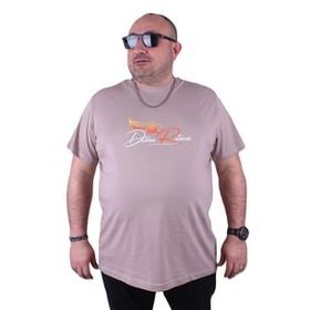 Moc Grande 23112 Wings Büyük Beden Toprak Erkek T-shirt