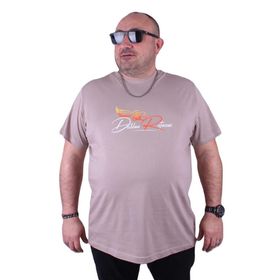 Moc Grande 23112 Wings Büyük Beden Toprak Erkek T-shirt