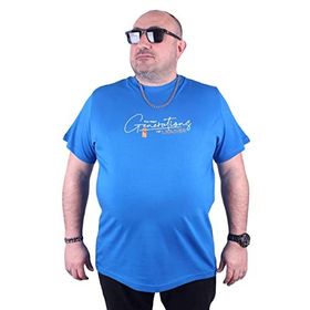 Moc Grande 23113 The Next Büyük Beden Saks Erkek T-shirt