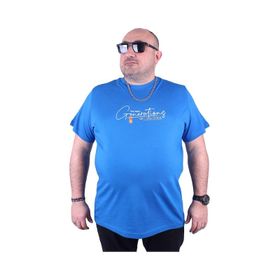 Moc Grande 23113 The Next Büyük Beden Saks Erkek T-shirt