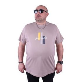 Moc Grande 23121 Fantastic Büyük Beden Toprak Erkek T-shirt