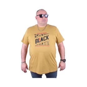 Moc Grande 23127 Black Büyük Beden Limon Erkek T-shirt