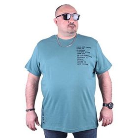 Moc Grande 23128 Beyond Self Büyük Beden Çağla Erkek T-shirt