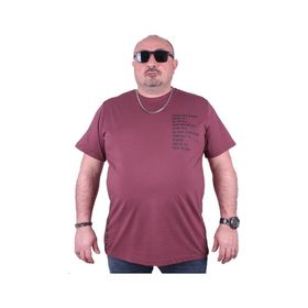 Moc Grande 23128 Beyond Self Büyük Beden Eflatun Erkek T-shirt