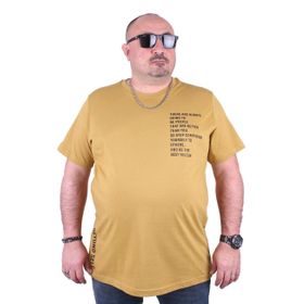 Moc Grande 23128 Beyond Self Büyük Beden Limon Erkek T-shirt