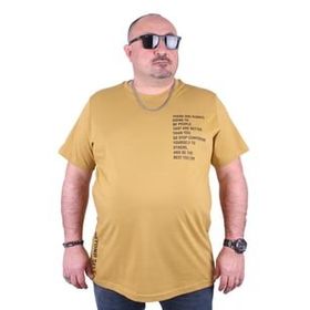 Moc Grande 23128 Beyond Self Büyük Beden Limon Erkek T-shirt