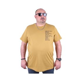 Moc Grande 23128 Beyond Self Büyük Beden Limon Erkek T-shirt