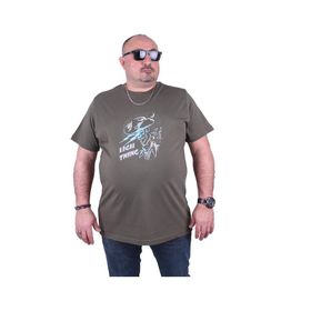 Moc Grande 23132 Lightning Büyük Beden Haki Erkek T-shirt