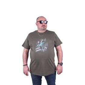 Moc Grande 23132 Lightning Büyük Beden Haki Erkek T-shirt