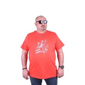 Moc Grande 23132 Lightning Büyük Beden Nar Çiçeği Erkek T-shirt