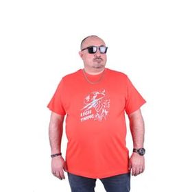 Moc Grande 23132 Lightning Büyük Beden Nar Çiçeği Erkek T-shirt