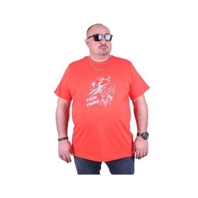 Moc Grande 23132 Lightning Büyük Beden Nar Çiçeği Erkek T-shirt