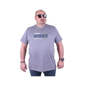Moc Grande 23134 Authentic Büyük Beden Gri Erkek T-shirt