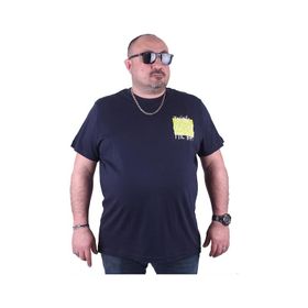 Moc Grande 23137 Outside Büyük Beden Lacivert Erkek T-shirt