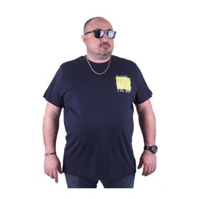 Moc Grande 23137 Outside Büyük Beden Lacivert Erkek T-shirt