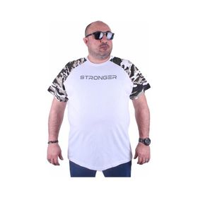 Moc Grande 23146 Raglan Sleeve Camouflage Beyaz Erkek T-shirt