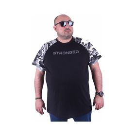 Moc Grande 23146 Raglan Sleeve Camouflage Füme Erkek T-shirt