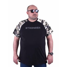 Moc Grande 23146 Raglan Sleeve Camouflage Haki Erkek T-shirt
