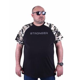 Moc Grande 23146 Raglan Sleeve Camouflage Haki Erkek T-shirt