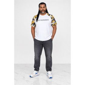 Moc Grande 23146 Raglan Sleeve Camouflage Hardal Erkek T-shirt