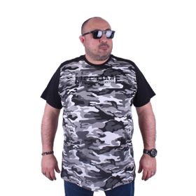 Moc Grande 23147 Shoulder Line Camouflage Füme Erkek T-shirt