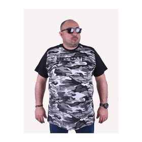 Moc Grande 23147 Shoulder Line Camouflage Füme Erkek T-shirt