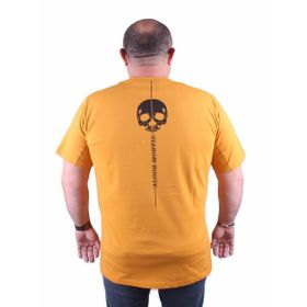 Moc Grande 23173 Büyük Beden Basic Hardal Erkek T-shirt