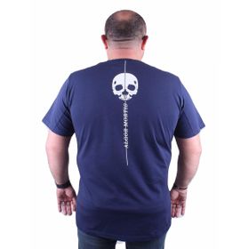 Moc Grande 23173 Büyük Beden Basic Marin Erkek T-shirt