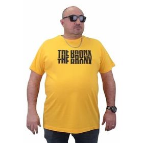 Moc Grande 23174 Büyük Beden Basic Sarı Erkek T-shirt