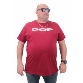 Moc Grande 23176 Büyük Beden Basic Bordo Erkek T-shirt