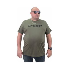 Moc Grande 23176 Büyük Beden Basic Haki Erkek T-shirt