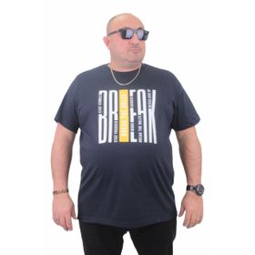 Moc Grande 23178 Büyük Beden Basic Lacivert Erkek T-shirt