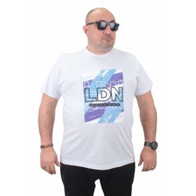 Moc Grande 23183 Sıfır Yaka Ldn Beyaz Erkek T-shirt