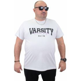 Moc Grande 23184 Varsity Beyaz Erkek T-shirt