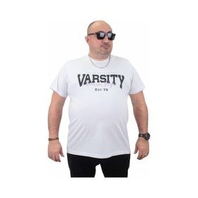 Moc Grande 23184 Varsity Beyaz Erkek T-shirt