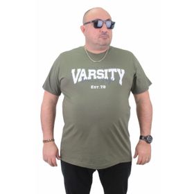 Moc Grande 23184 Varsity Haki Erkek T-shirt